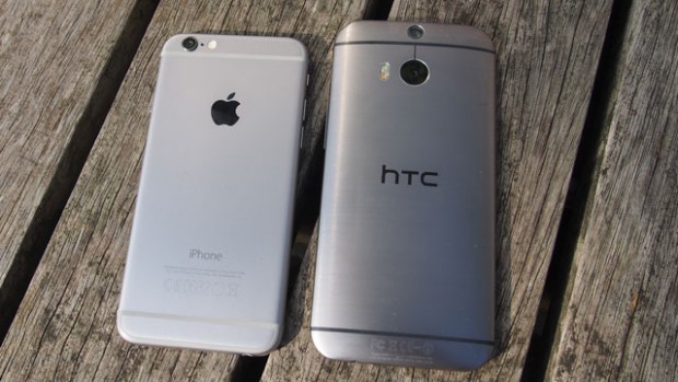 iPhone vs m8