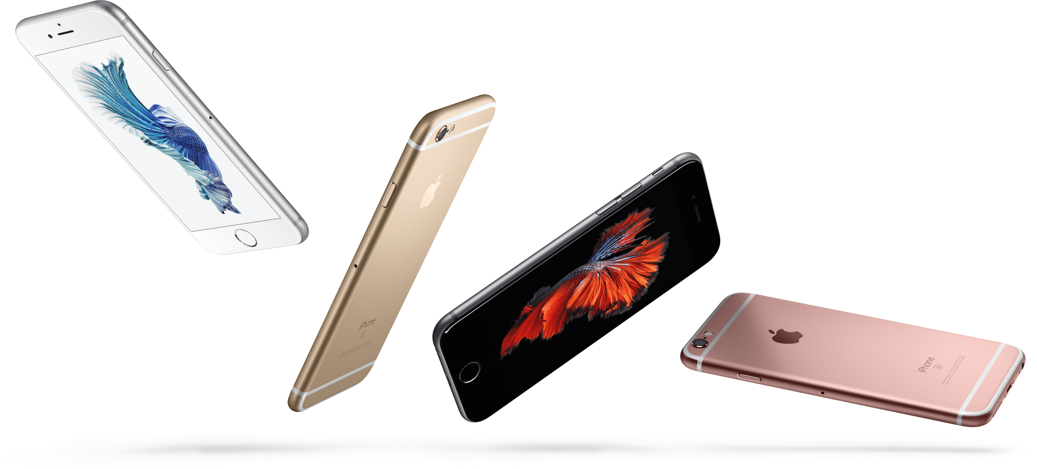 iPhone 6s разных цветов