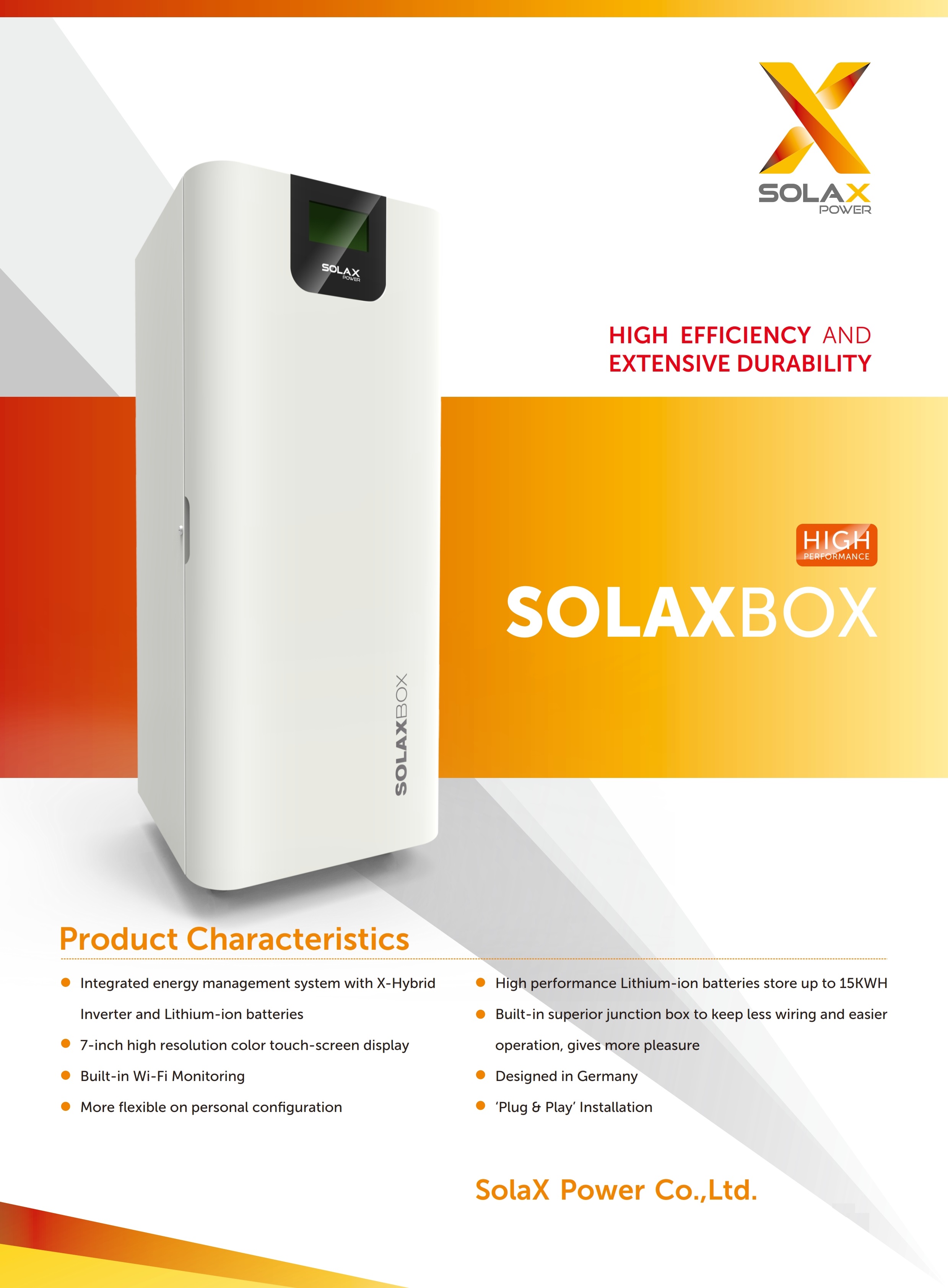 Lithium-ion battery SOLAX BOX