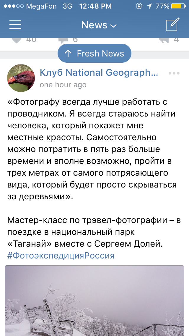Новостная лента вк