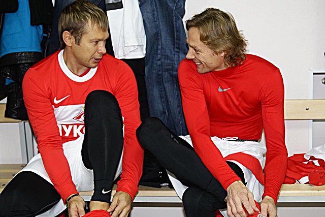 Валерий Карпин и Дмитрий Попов