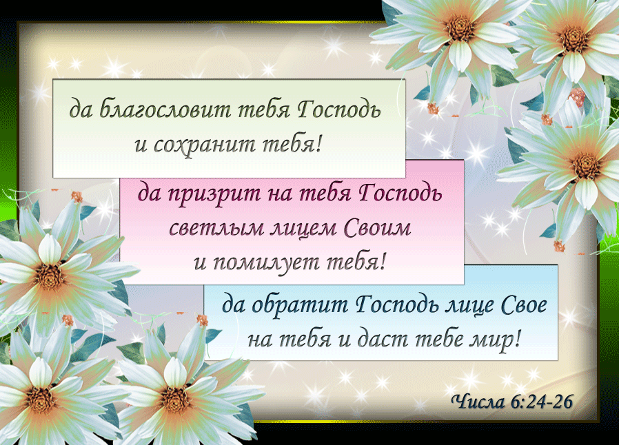 Пожелания божьего благословения Пожелания божьего благословения