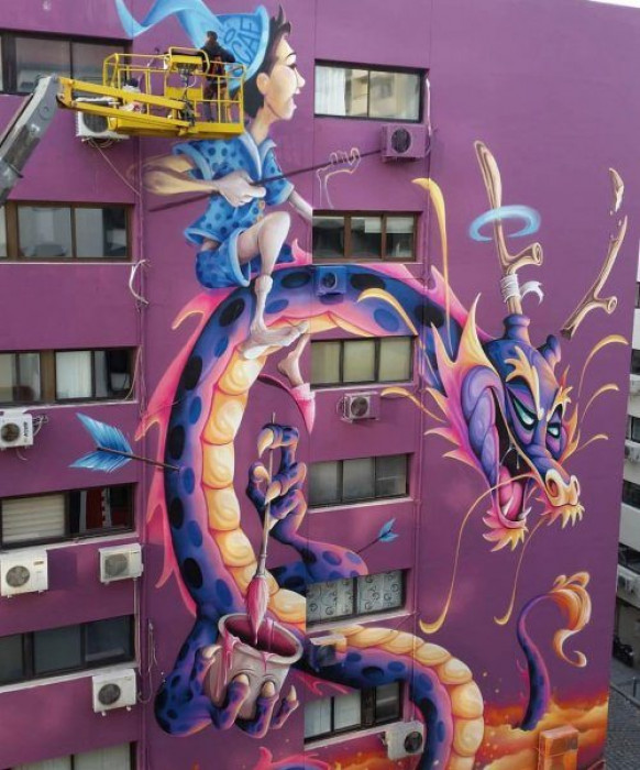 Невероятные трёхмерные работы уличного художника
