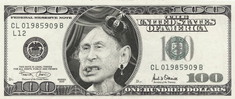 6 80 в рублях. Доллар с Путиным. Доллар с изображением Путина. 100 Долларов с Путиным. Доллар с портретом Путина.
