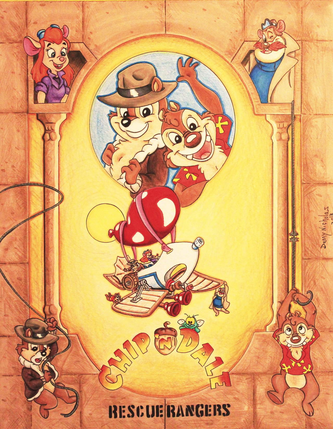 Chip and dale rescue. Chip ’n Dale Rescue Rangers. Чип и Дейл арт. Чип и Дейл арты. Чип и Дейл Постер.