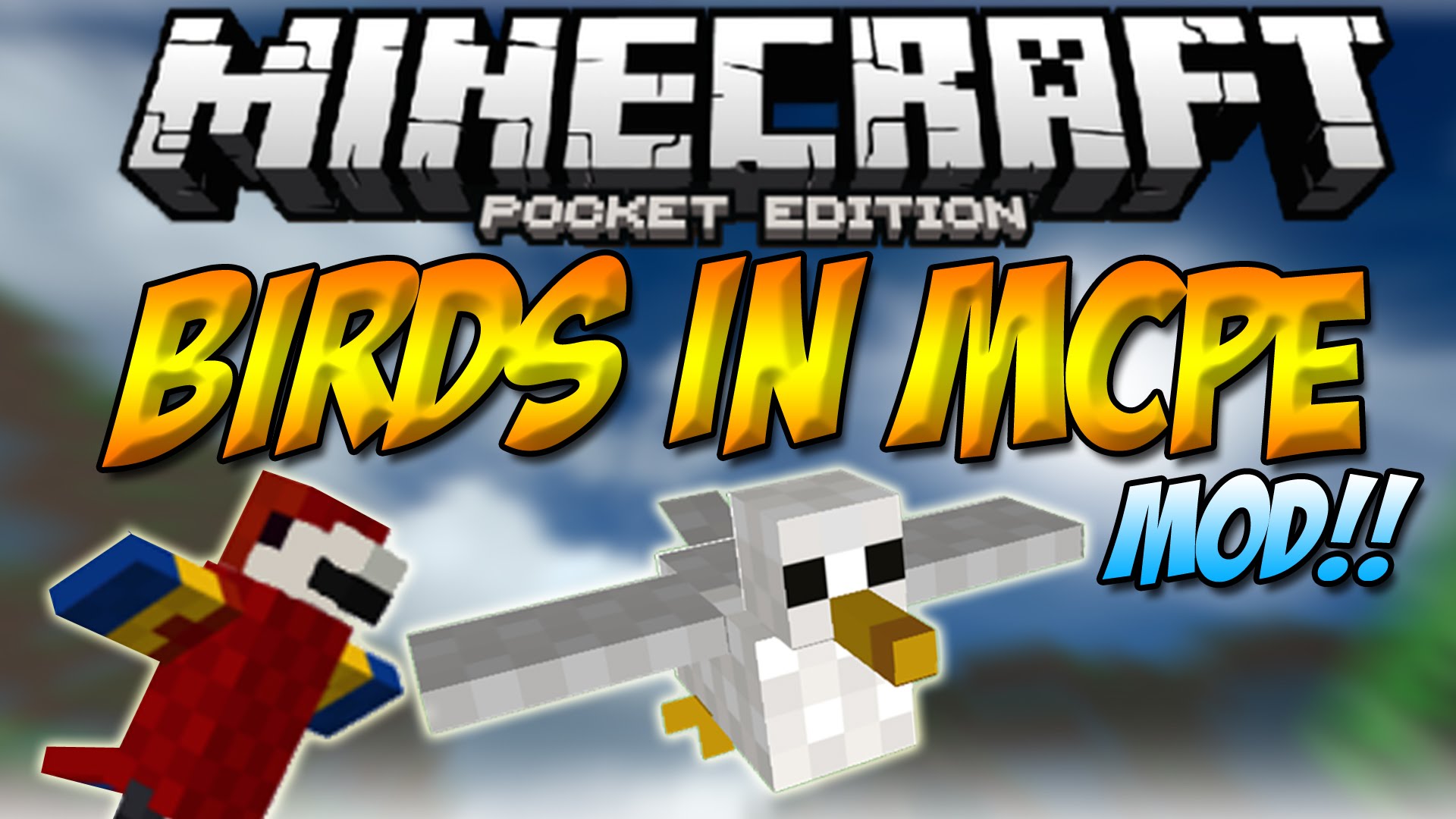 Обзор мода. Minecraft Bird Watcher Skin.