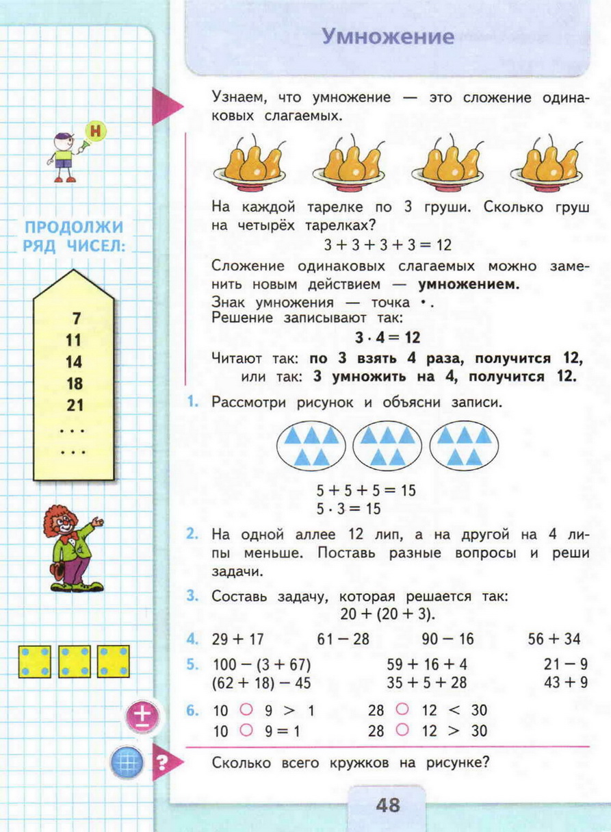 Презентация по математике 2 класс школа россии