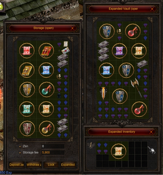 Expanded inventory