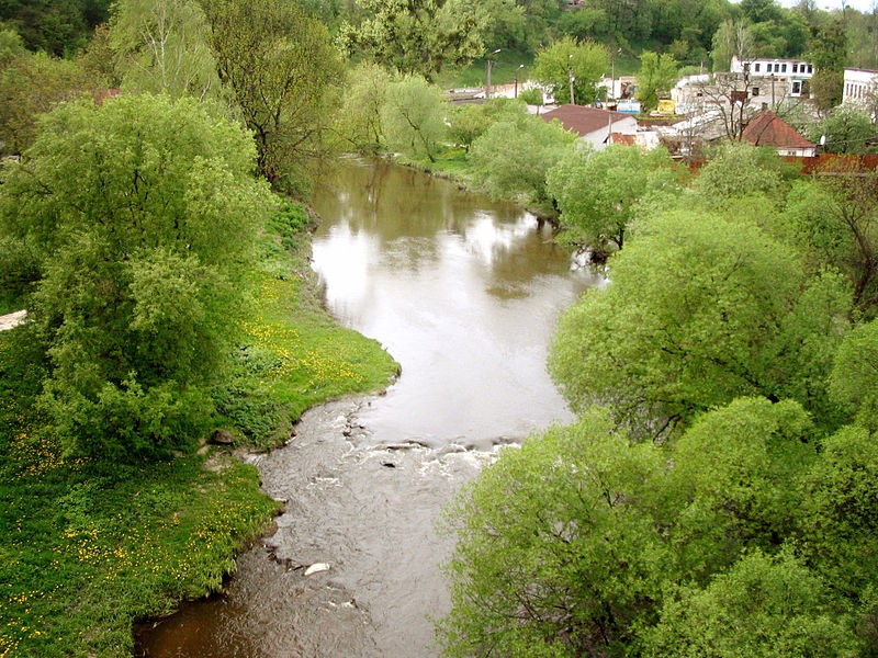 Річка Кам’янка в Житомирі. Фото — Texnik (2008).