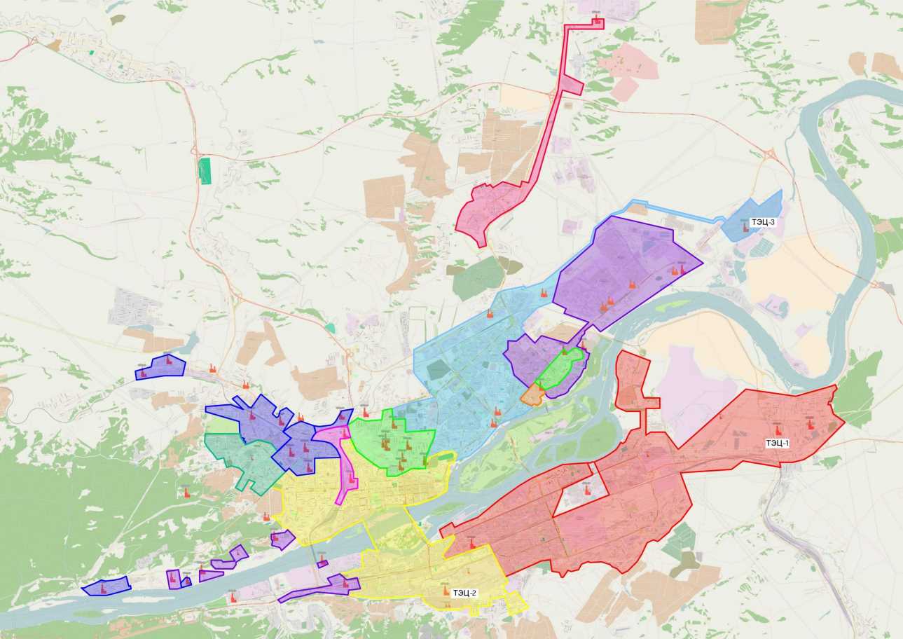 Схема теплоснабжения красноярск