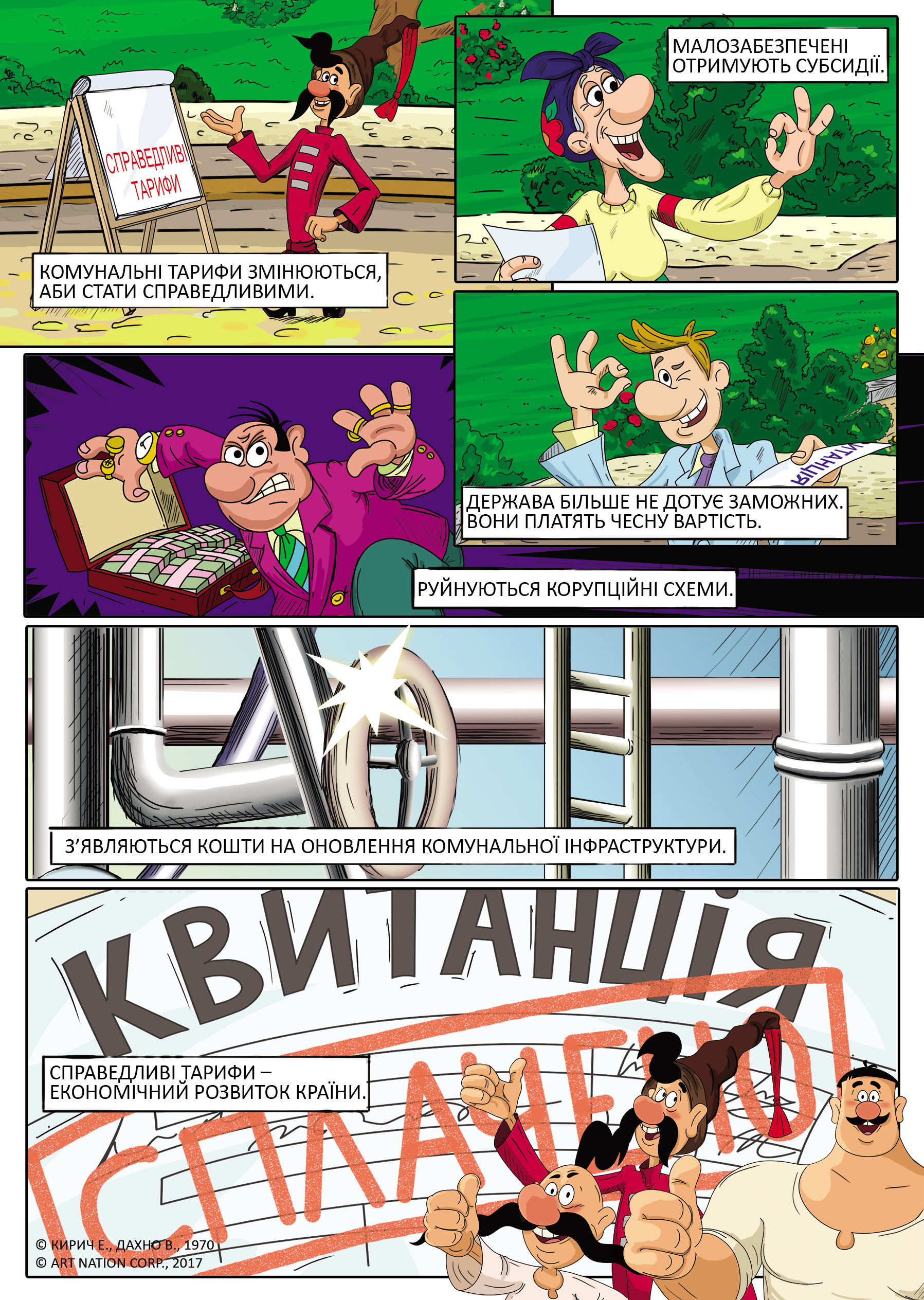Персонажи мультфильма "Как казаки..." рассказали, что думают о тарифах – комикс ®