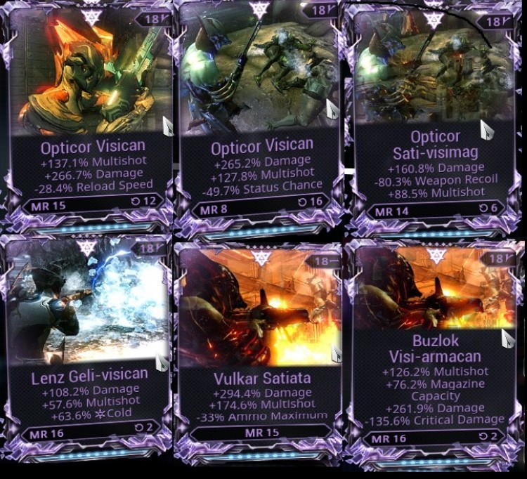 Wts Top Tier Goodly Rivens Opticor Lenz Vulkar Buzlok Pc Trading Post Warframe Forums