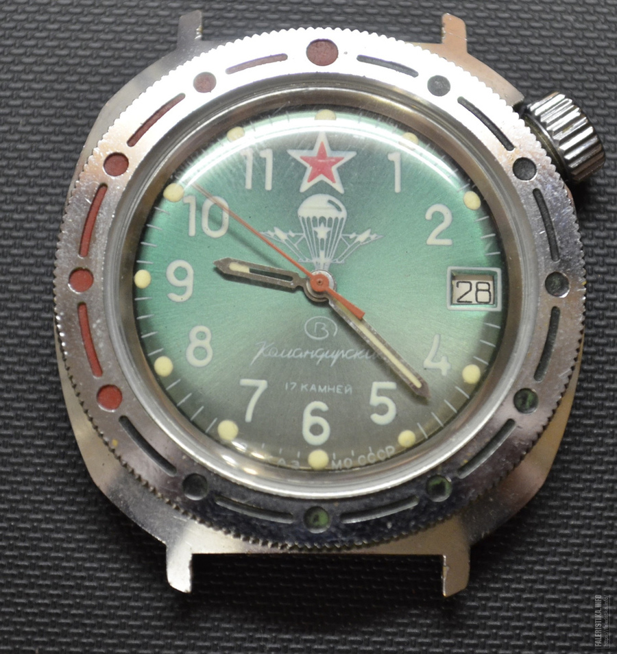 Командирские часы Восток 1980. Командирские часы Восток ВДВ водонепроницаемые.