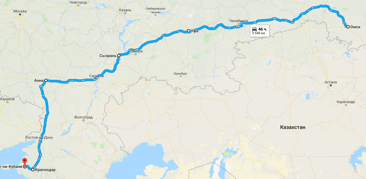 Расстояние от границы украины до сызрани