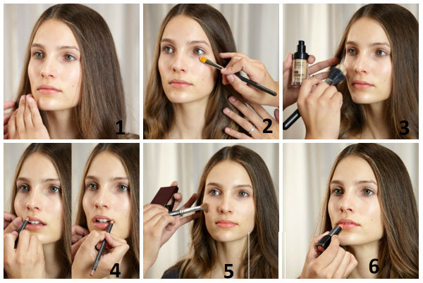 Правила нанесения естественного макияжа