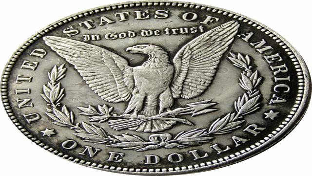 Draped Bust Heraldic Eagle American Eagle USA Schädel Skull Dollar Münze Coin