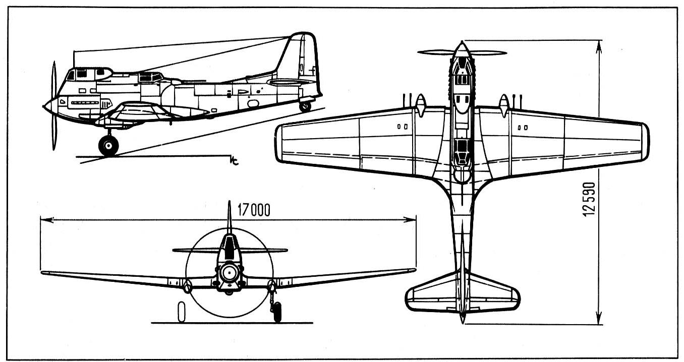 Самолет ил 20 чертежи