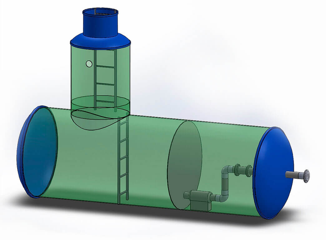 пожарный резервуар