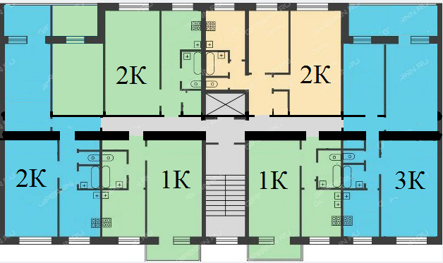 И-III-3 планировка. III-3(модификация и-III-3) планировки.