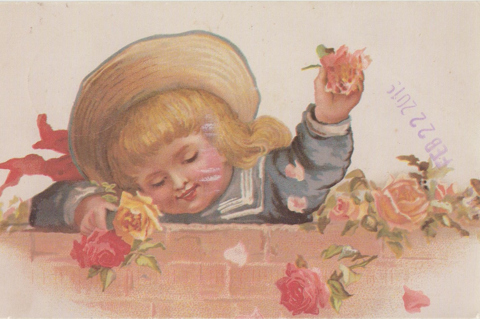 Какие там открытки. Открытка Тамыч. Old Postcards boy with Roses. 5 Years old Postcard. A boy with Postcards.