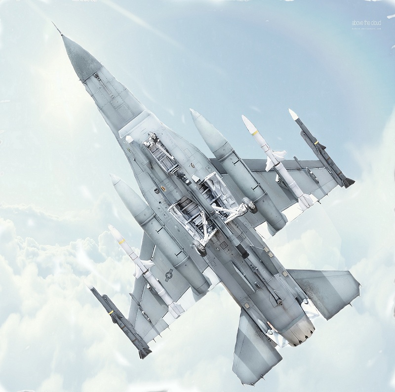 General Dynamics F-16CJ Fighting Falcon. Tamiya 1/32 D1423891ad6949e3ff5d195caa3fb1bc