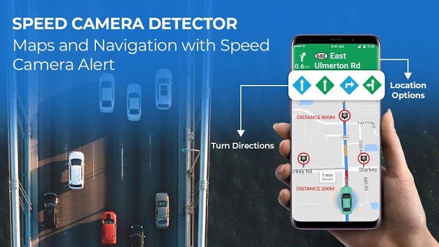 Антирадар Radarbot: Speed Camera Detector & Speedometer 6.61 Pro [Android]