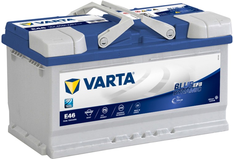 Аккумуляторы Varta для легковых автомобилей
