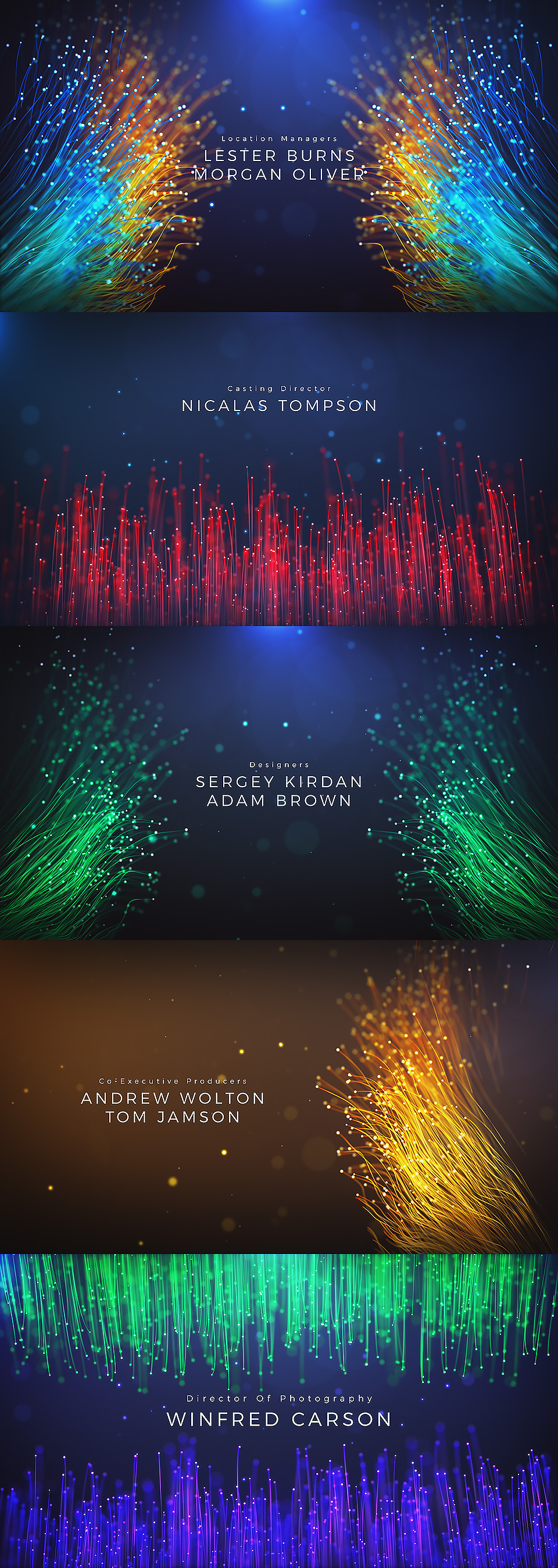 Cinematic Aqua Particles 3 - 1