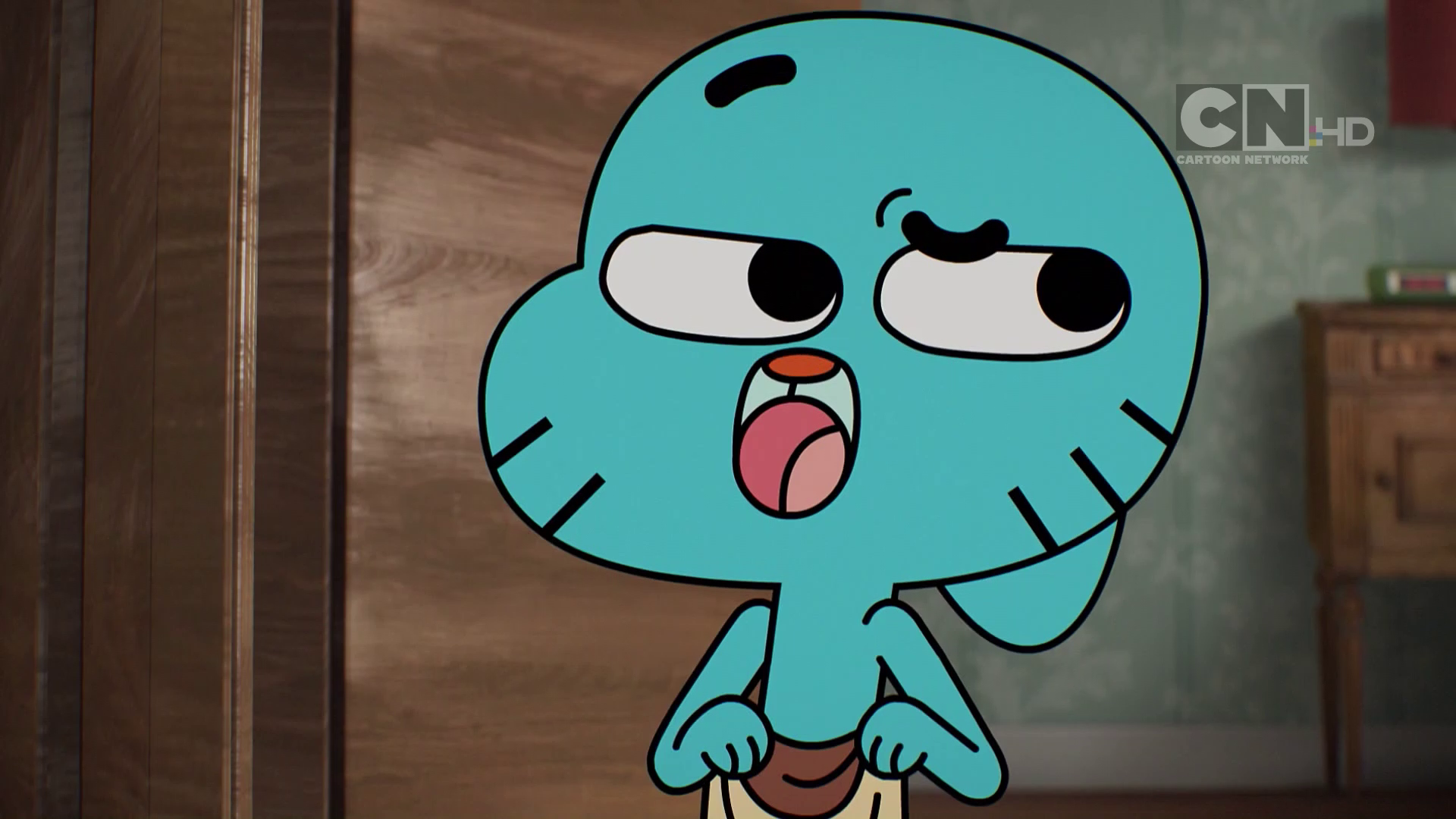 Gumball in his underwear