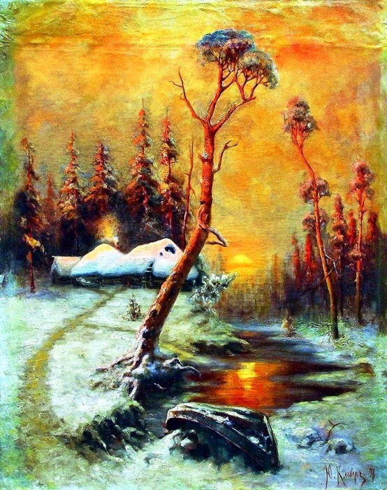 Зимний пейзаж с соснами.jpg
