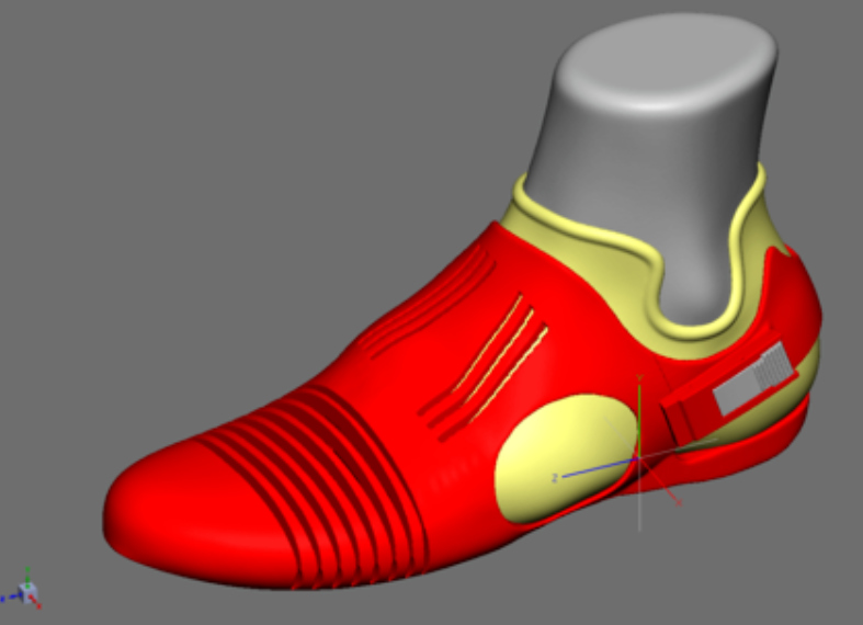 Протезный дизайн передней части стопы, который можно настроить для любого пациента с помощью функций Dynabot Geomagic Freeform.jpg