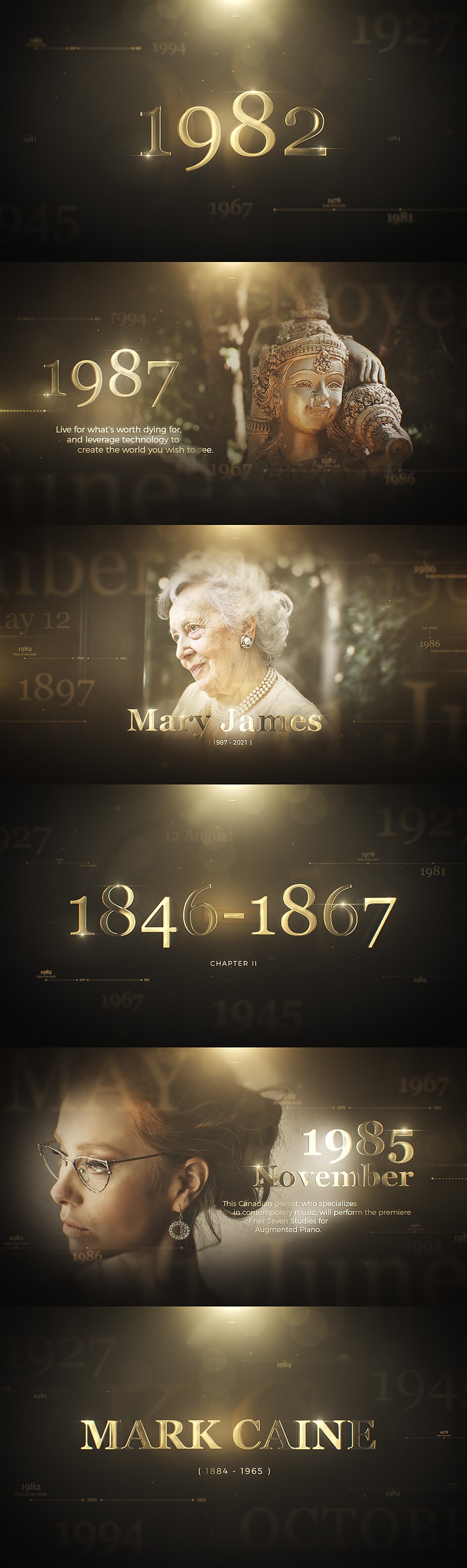 Golden History Documentary Timeline - 1