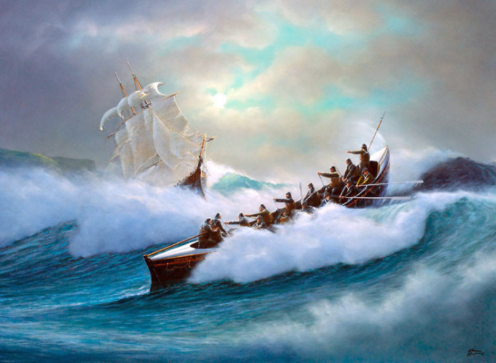 Tim Thompson. The Gallant Crew to the Rescue. J.Russell....jpg