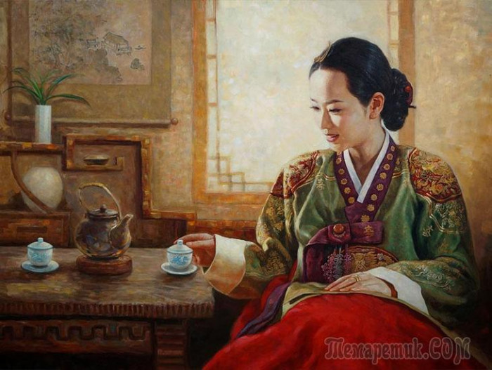 È Âîí÷õîëü (리원철). Äåãóñòàöèÿ ÷àÿ.jpg